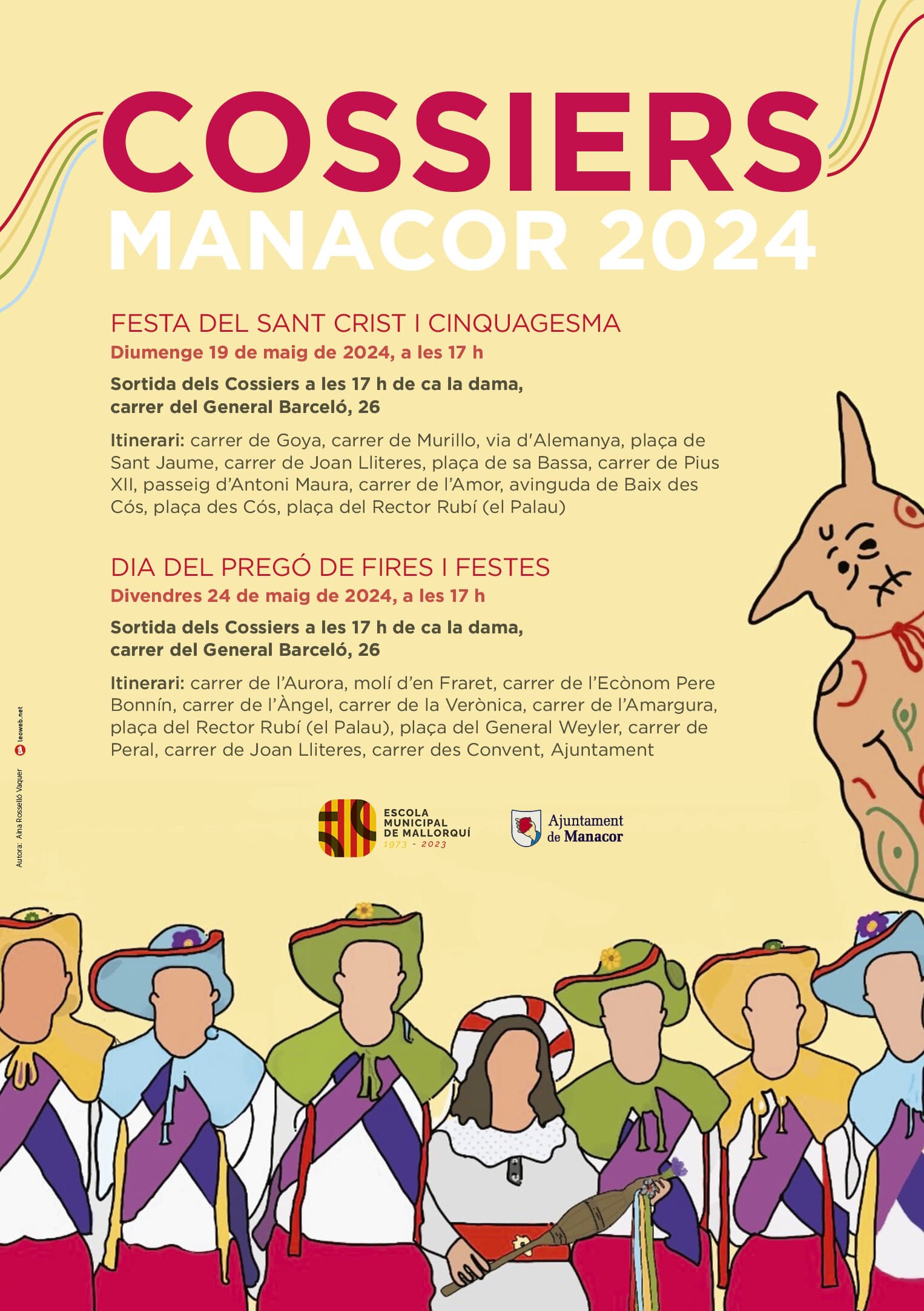 Sortida dels Cossiers festa dels Sant Crist i Cinquagesma