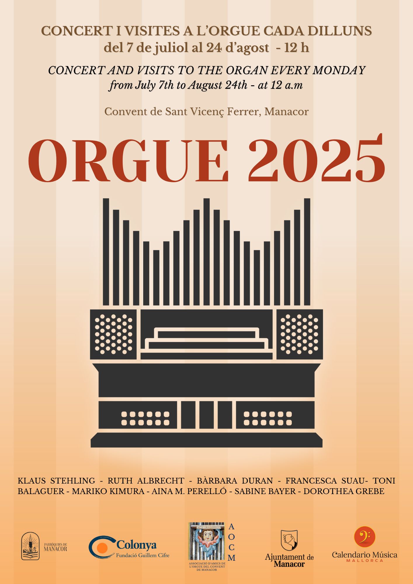 Concert Organis Festival nº 120. Klaus Stehling