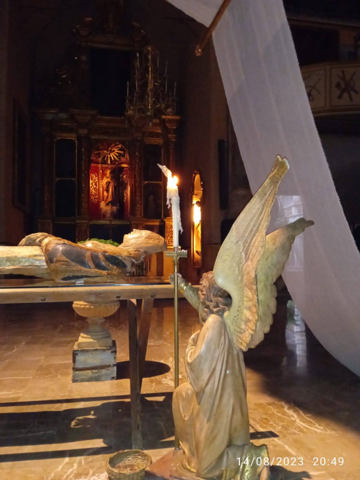 Llit de la mare de Déu dormida. Festa de l'Assumpció 14-16 d'agost del 2025