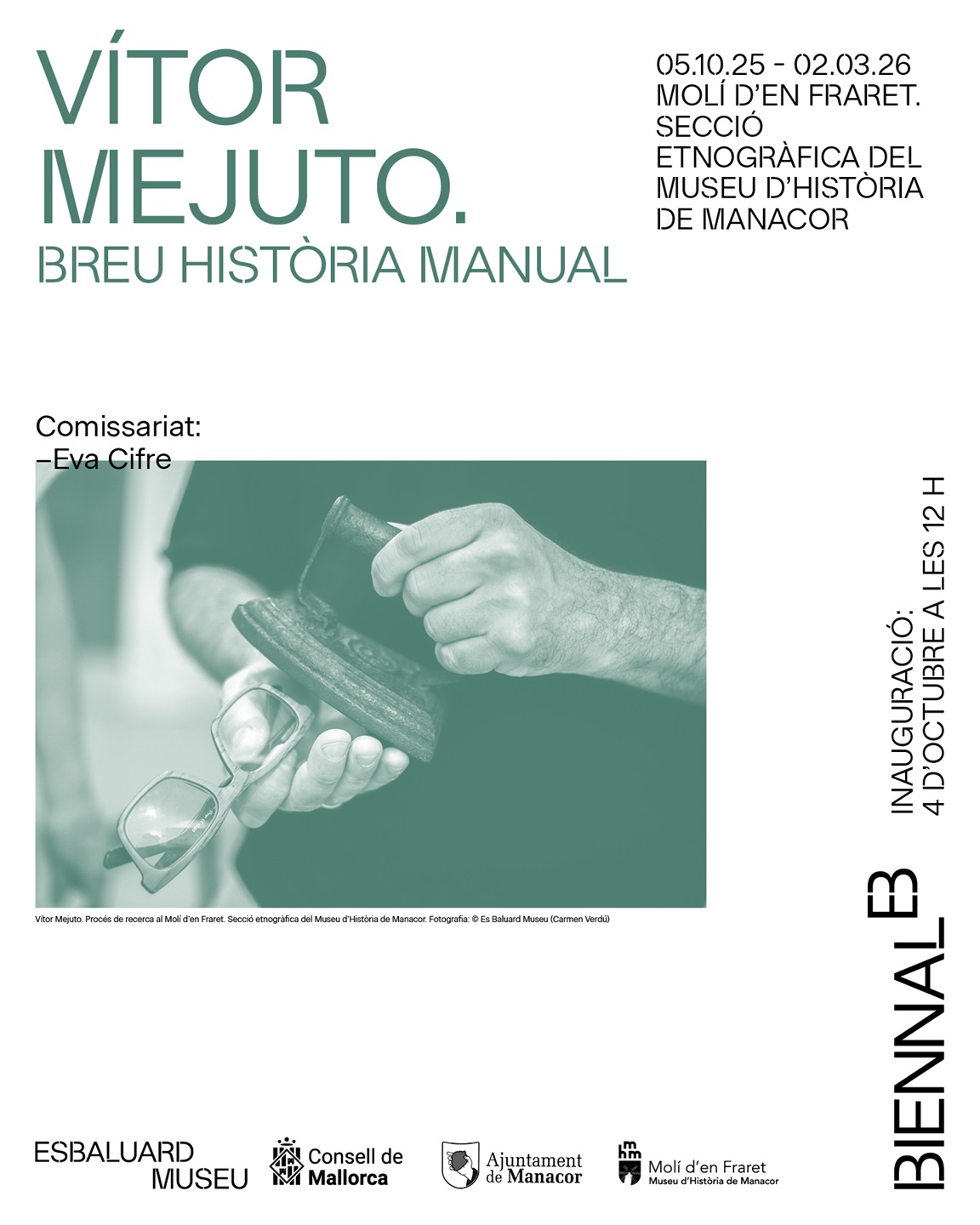Visita guiada a l’exposició Vítor Mejuto. Breu història manual.