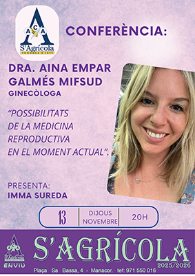 “Possibilitats de la Medicina Reproductiva en el Moment Actual”, per Aina Empar Galmés Mifsud