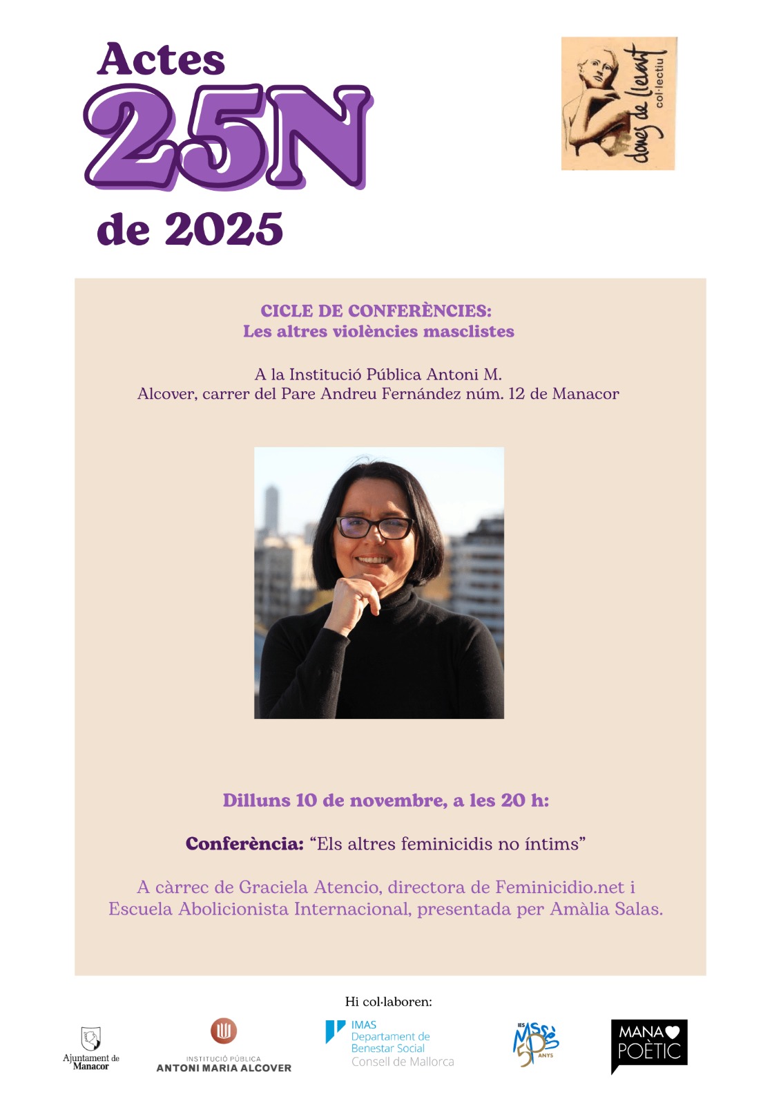 Conferència "Els altres feminicidis no íntims" a càrrec de Graciela Atencio