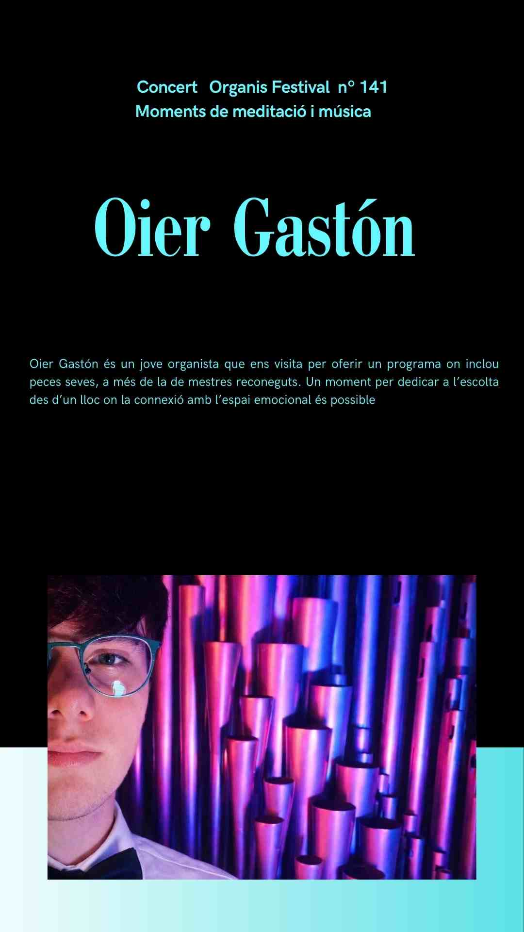 Concert Organis Festival nº 141.  Moments de meditació i música