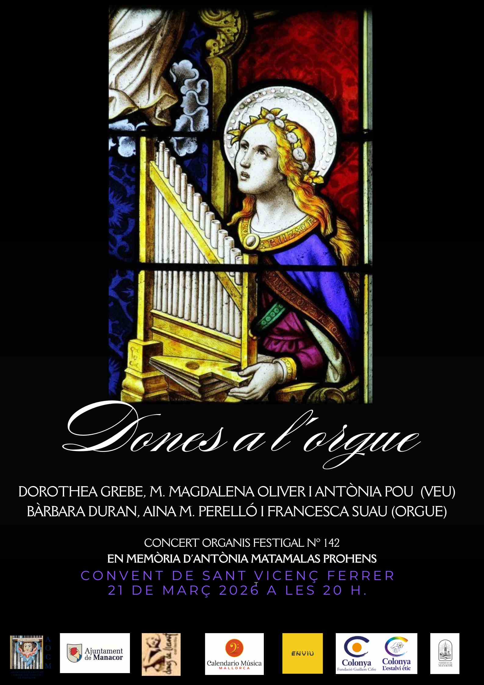 Dones a l'orgue. Convent Organis Festival nº 142