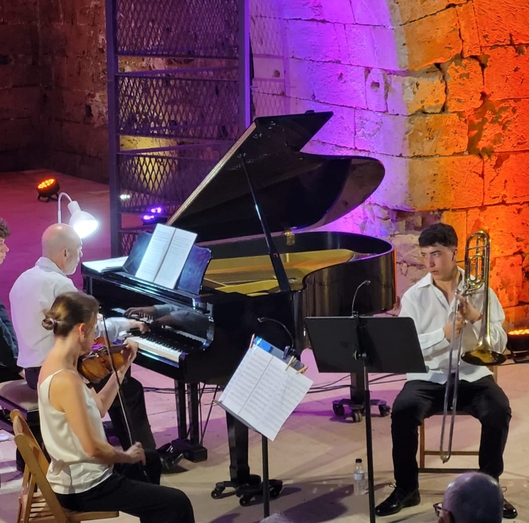 Trio de violí, trombó i piano